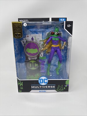McFarlane DC Multiverse Gold Label Jokerized Batgirl Figure Batman Three Jokers