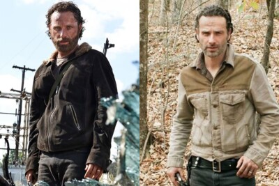 Handmade TV Series The Walking Dead Rick Grimes Costume Jacket for Men and Women