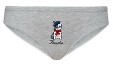 LADIES FRENCH BULLDOG BIKINI BRIEFS FRENCHIE KNICKERS MEDIUM 12-14