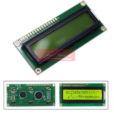 10X 1602 16x2 Character HD44780 LCD Display Module Yellow Backlight