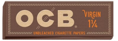 OCB ROLLING PAPERS VIRGIN 1 1/4 1.25 1/PK *BEST PRICE* *FREE USA SHIPPING*!