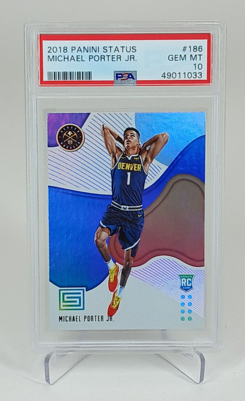 Michael Porter Jr. 2018-19 Status Basketball Rookie Card RC #186 PSA 10
