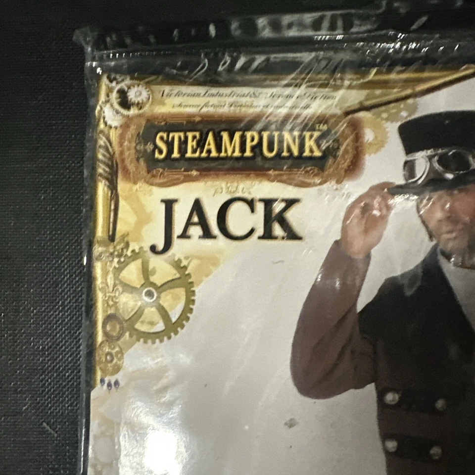 Steampunk Jack Victorian Man Gentleman Fancy Dress Up Halloween Adult Costume - Image 3 of 4
