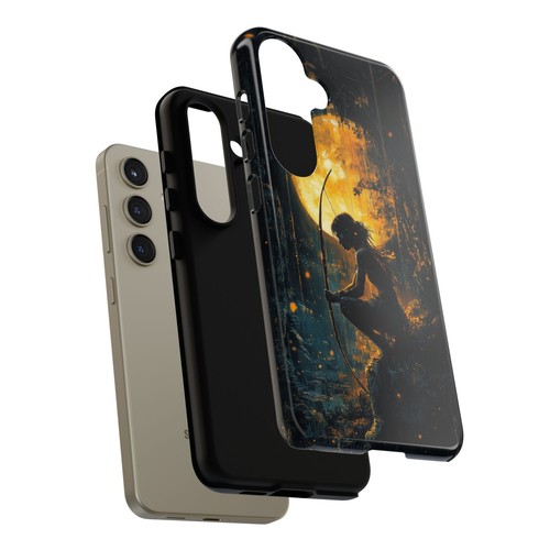 Aztec Girl Hunter Bow Arrow - Phone Ink Case for iPhone, Galaxy, Pixel - Picture 209 of 281