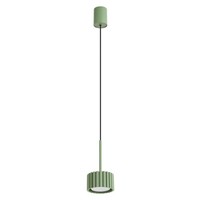 HäNgelampe Rund Aluminium Salbei GX53 Modern BüRo Ø 10 Cm Pendelleuchte Esstisch