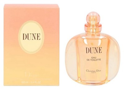 Christian Dior Dune Eau De Toilette Rare Floral Fruity Woody For Women 100 ML