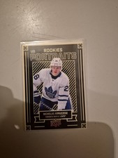 2022-23 Upper Deck Nicholas Abruzzese UD Portraits Rookies #P-41 Maple Leafs