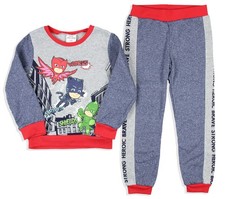 PJ Masks Boys' Wings Stripes Shields Pullover and Jogger 2 Piece Outfit Set 2T