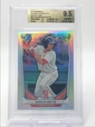 MOOKIE BETTS 2014 BOWMAN CHROME 1ST REFRACTOR RED SOX /500 BGS 9.5 Q5540