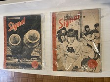 militaria ww2 tedesca Due Riviste Signal RARE 1941/1942