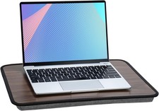 Laptop Desk Fits Up to 16  Laptops, Built-in Cushion,Lap Stand for Bed  Couch