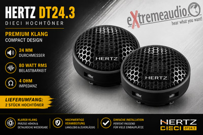 HERTZ Dieci Hochtöner DT24.3 BULK nur Hochtöner ohne DX 100.3 BULK PACK