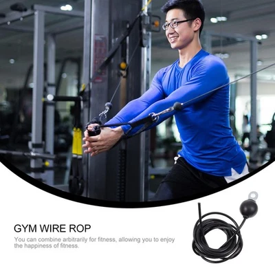 Câble De Gym Pour Fitness Métallique En Acier Inoxydable Gymnastique - Photo 1/4