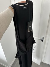 Image of Boss Women's Emayt Double Strap Midi Modal Bodycon Dress