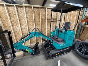 2025 CFG Industrial H15R Mini Excavator 15HP RATO Tracks Thumb Only 0.1 Hours
