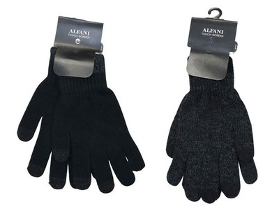 Alfani Space-Dyed Knit Touchscreen Compatible Men's Gloves NWT