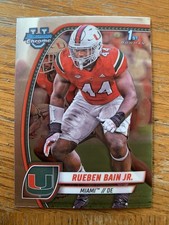 2024 bowman chrome U 1st Rueben Bain Jr. RC #157 Tampa Bay Buccaneers