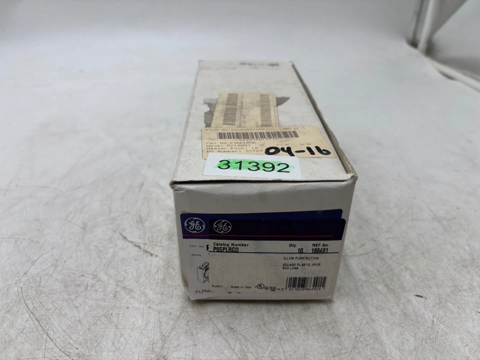 General Electric P9SPLRGD Illuminated Push Button, Pack of 10 - Image 3 of 3