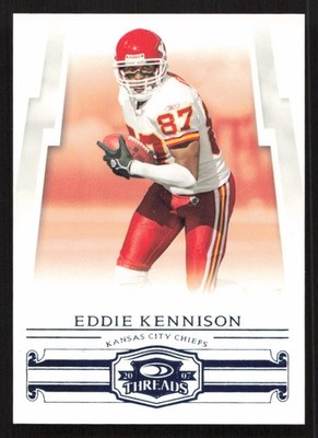 2007 Donruss Threads Eddie Kennison Retail Blue #/350 #20 Card