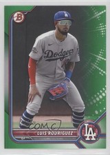 2022 Bowman Prospects Green Border 24/99 Luis Rodriguez #BP-47 z6b