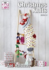 King Cole Knitting Book Christmas Knits - Book 8 - DK- Chunky - Fashion - Toys