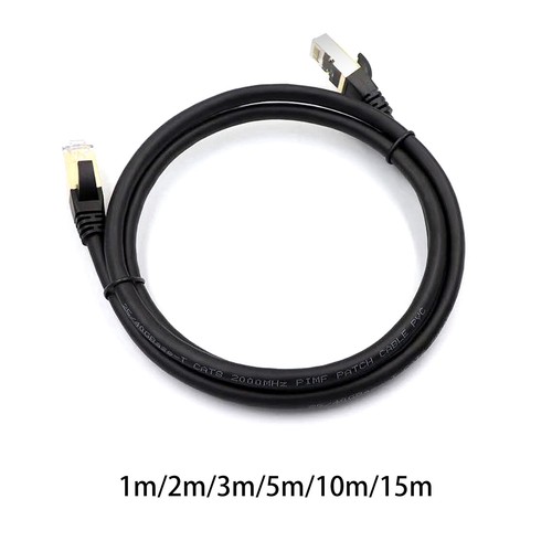 15m Cat8 Ethernet Cable High Speed Network Cable 40Gbps 2000Mhz/ Shielded T SLK - Afbeelding 2 van 11