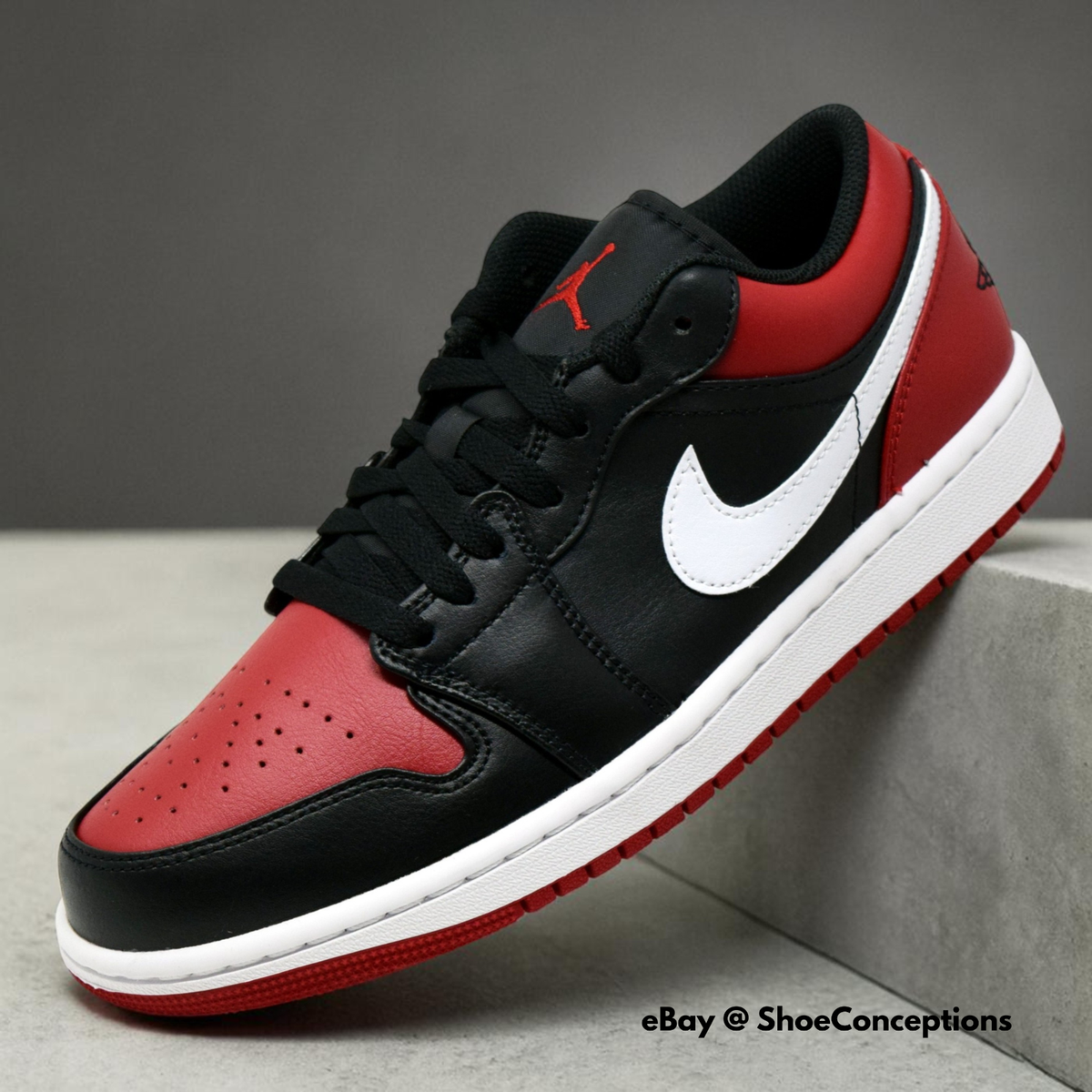 Size 8 - Air Jordan 1 Low Alternate Bred Toe for sale online | eBay Size 8 - Air Jordan 1 Low Alternate Bred Toe for sale online | eBay