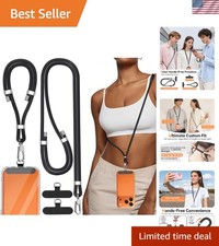 Lightweight 4-in-1 Phone Lanyard  Wrist Strap - Perfect for Active Lifestyle
