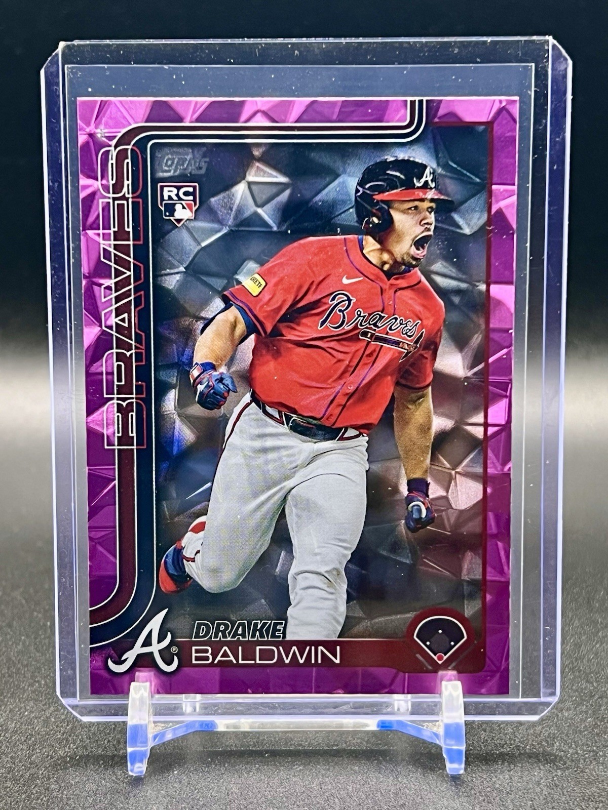 2025 Topps Update Drake Baldwin rookie card Pink Diamante Foil #US87 🔥