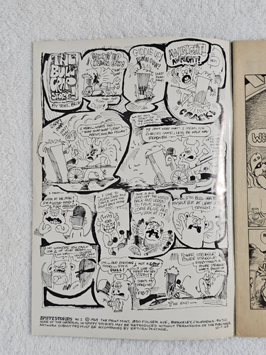 VTG Spiffy Stories No. 1 1969 1st Print Underground Comic Adult Keyhole Cover - Picture 3 of 9