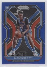 2020-21 Panini Chronicles Prizm Update Blue 55/99 Moses Brown #510 5l1