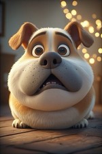 Digital Image Picture Photo Wallpaper Background Desktop AI Cute Dog