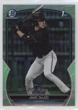 2023 Bowman Draft Chrome Lunar Glow Refractor Jake Deleo #BDC-158 1u6