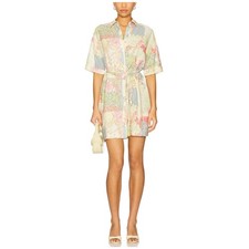 Minkpink Floral Multicolor Aurora Shirt Dress Size S