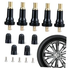 5 Pcs Tpms 20008 Tire Valve Stem Tpms Valve Stem Replacement Kit Snap-in 5 Pcs Tpms 20008 Tire Valve Stem Tpms Valve Stem Replacement Kit Snap-in