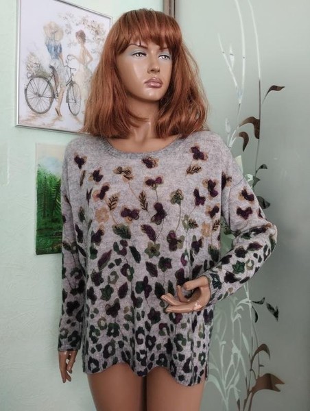 Women Brax Sweater Multicolor Alpaca 44 / XXL / 52