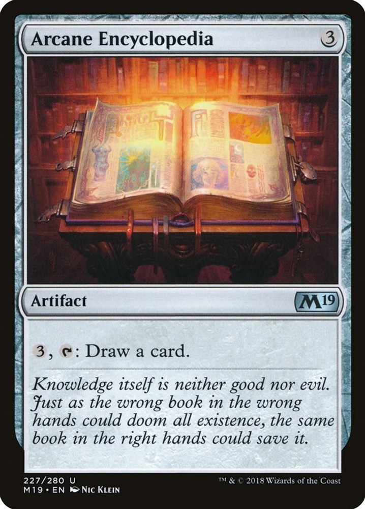 Arcane Encyclopedia - 227 - NM - Core Set 2019