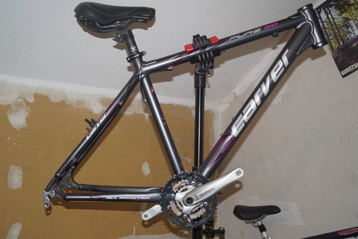 Carver Pure 30 Hardtail Rahmen 26" Shimano grau pink Mountainbike