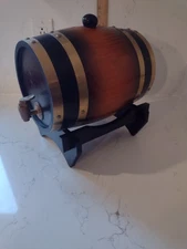 Mini  Barrel 3L Wine Barrel  Wooden Keg Whiskey Dispenser 