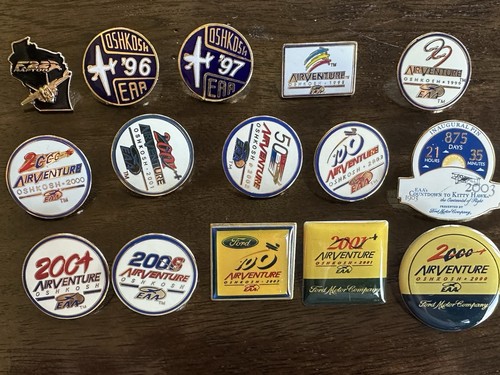 EAA Air Venture Pin Pinback Lapel Oshkosh WI Wisconsin  - See Description