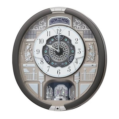 Seiko RE603N Melodies in Motion Wanduhr grau 17,4''x15,9''x3,8'' Quarz JDMPS