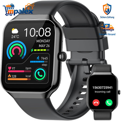 Smartwatch Herren Damen Fitnessuhr Herzfrequenz Schlafmonitor Schrittzähler 1.9