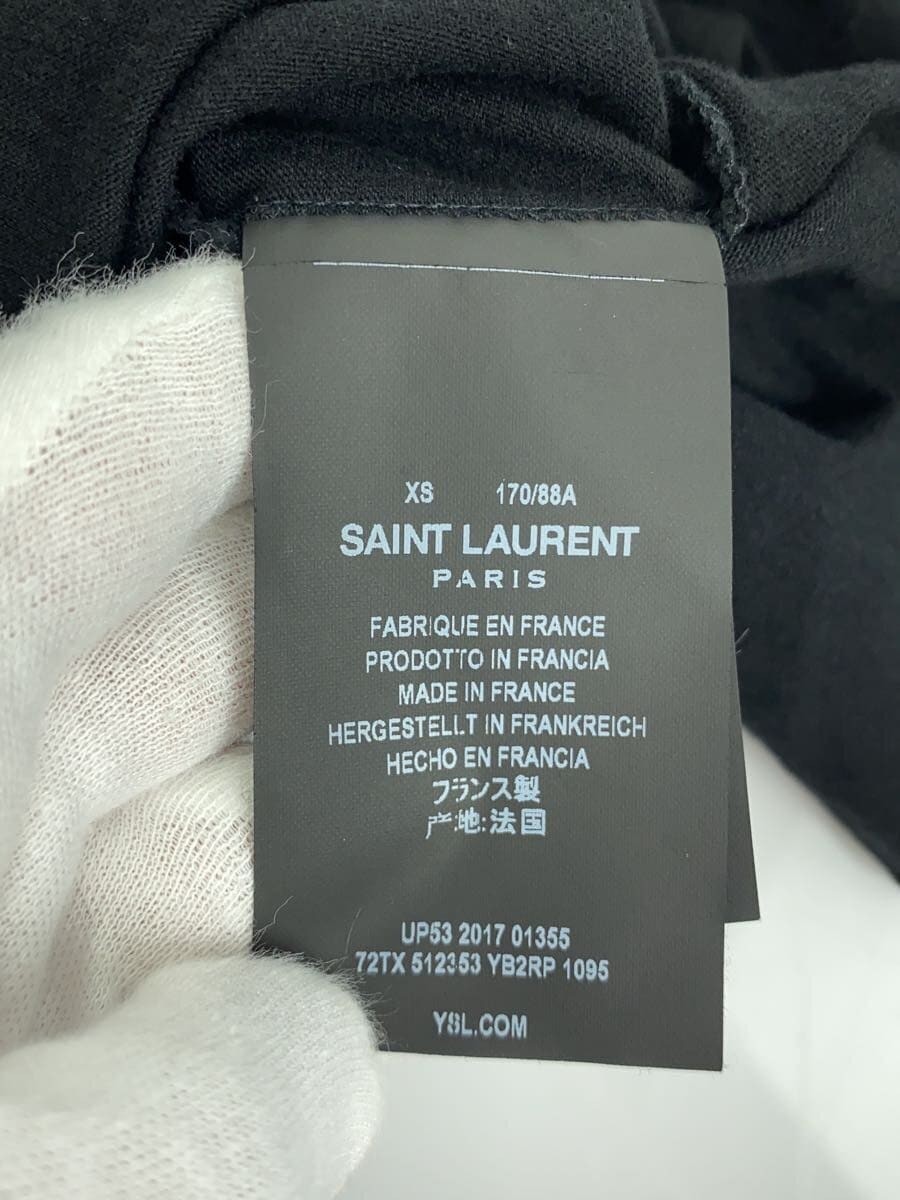T shirt SAINT LAURENT nera XS usata