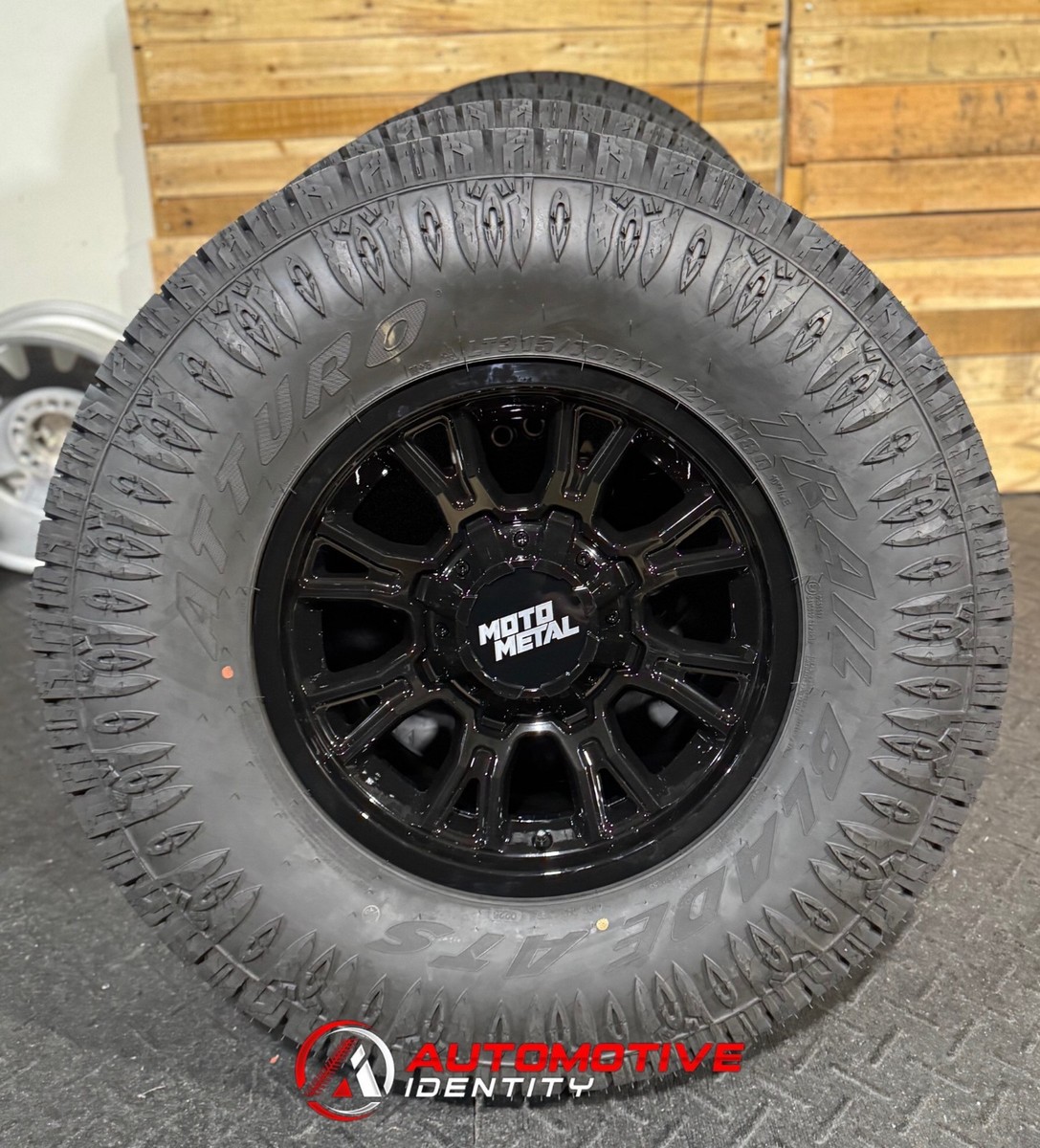5) 17x9 Moto Metal MO810 Wheels 35