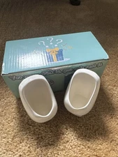 Fairly Odd Novelties Urinal Shot Glasses Set of 2 - 1.5oz. Ceramic Toilets Gifts