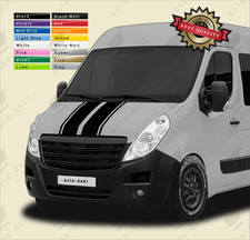 Adatto a Nissan NV400 Interstar (2012-2024) - Strisce Cofano Adesivi Decalcomania Camper