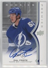 2020-21 Upper Deck Premier Rookies Silver Spectrum Auto Cal Foote #77 Auto 1q2