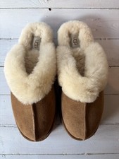 UGG Women's Scuffette II Chestnut Suede Upper Slippers US 11 Comfort Shoes New