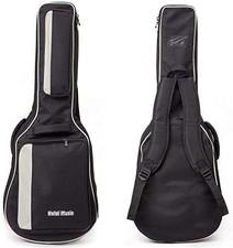 HOLA MUSIC ACOUSTIC AND CLASSICAL GUITARS GIG BAG 3/4 SIZE 36 INCH - BLACK