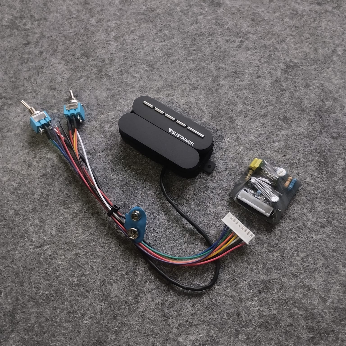 SUSTAINER FERNANDES STYLE Humbucker guitar pickups 3 Sound Modes